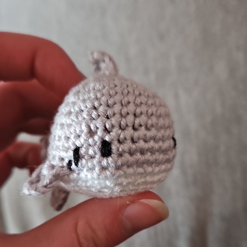 Handmade Crochet Whale Plush